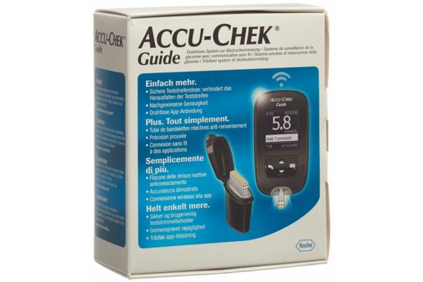 Accu-Chek Guide set mmol/l inclus 1x10 tests
