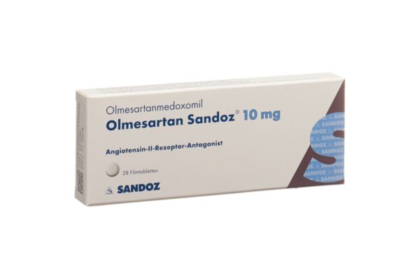 Olmesartan Sandoz Filmtabl 10 mg 28 Stk
