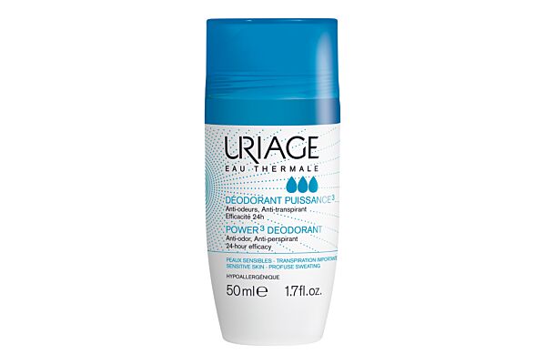 URIAGE Déodorant Puissance3 Roll on 50 ml