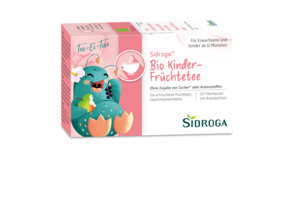 Sidroga infusion bio de fruits pour les enfants 20 sach 1.5 g