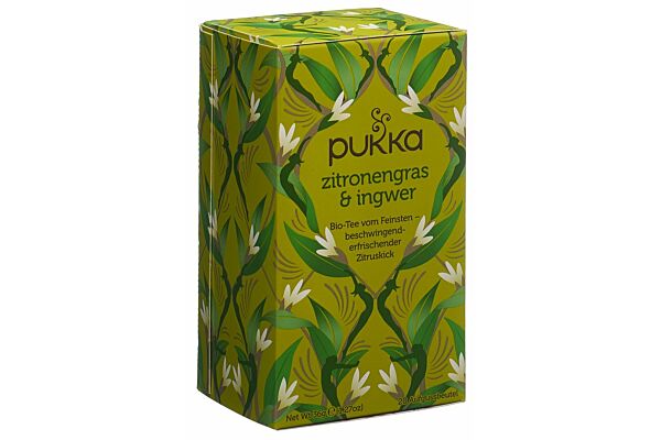 Pukka Zitronengras & Ingwer Tee Bio sach 20 pce