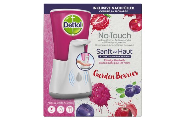 Dettol No-Touch Starter Set weiss Gardenberries 250 ml