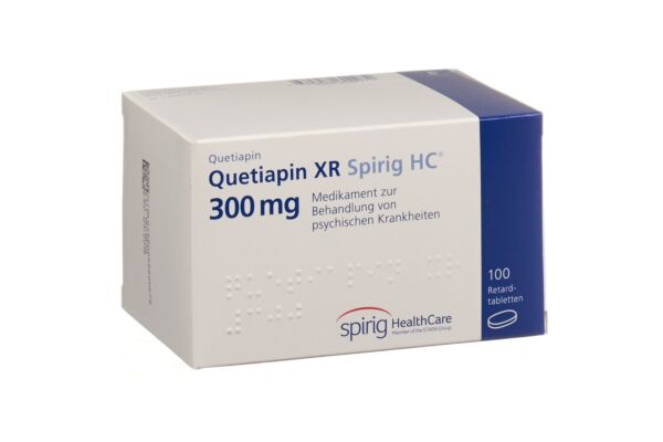Quétiapine XR Spirig HC cpr ret 300 mg 100 pce