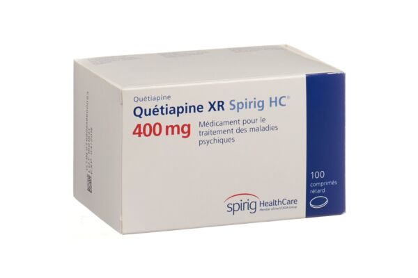 Quetiapin XR Spirig HC Ret Tabl 400 mg 100 Stk