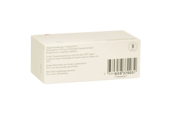 Brintellix cpr pell 10 mg 98 pce