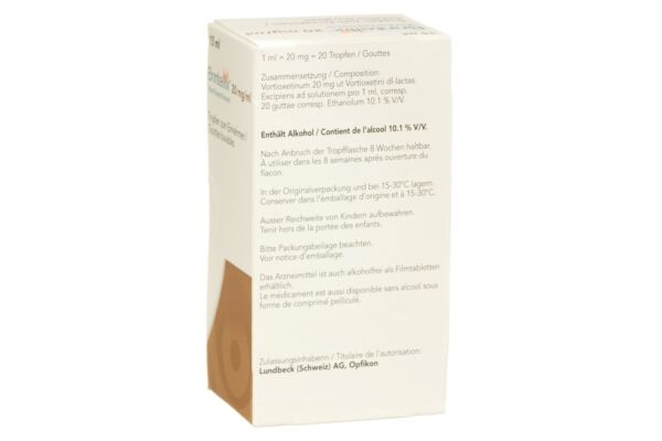 Brintellix gouttes 20 mg/ml pot 15 ml