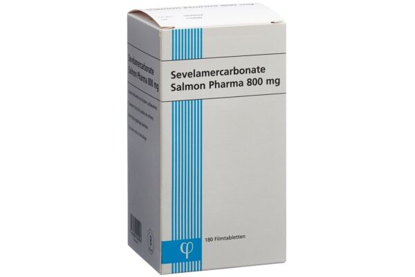 Sevelamercarbonate Salmon Pharma cpr pell 800 mg fl 180 pce