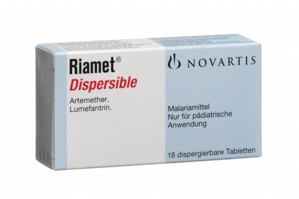 Riamet Dispersible cpr disp 20/120 mg 12 pce