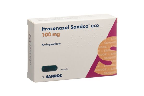 Itraconazol Sandoz eco Kaps 100 mg 15 Stk
