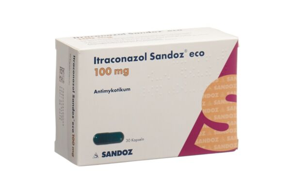 Itraconazol Sandoz eco Kaps 100 mg 30 Stk