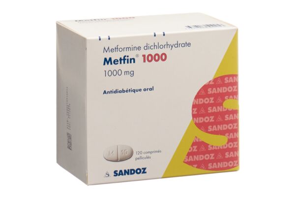 Metfin Filmtabl 1000 mg 120 Stk