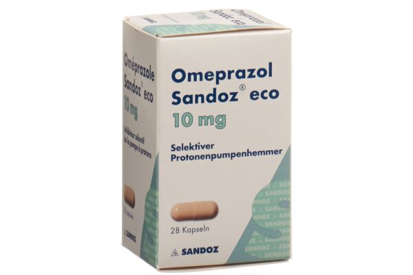 Omeprazol Sandoz eco Kaps 10 mg Ds 28 Stk