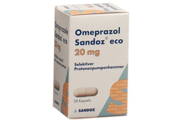 Oméprazole Sandoz eco caps 20 mg bte 28 pce