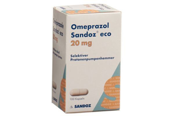 Oméprazole Sandoz eco caps 20 mg bte 100 pce
