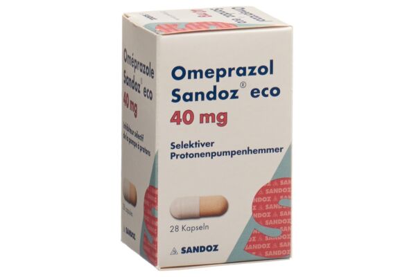Oméprazole Sandoz eco caps 40 mg bte 28 pce