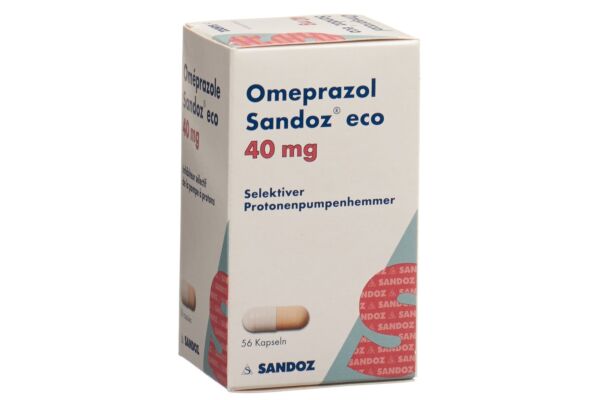 Omeprazol Sandoz eco Kaps 40 mg Ds 56 Stk