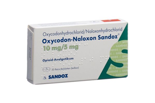 Oxycodone-Naloxone Sandoz cpr ret 10 mg/5 mg 30 pce