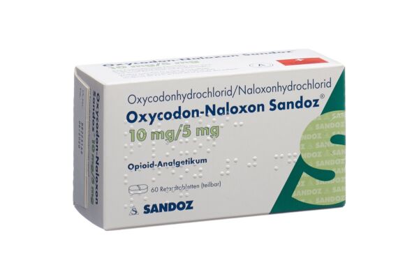 Oxycodone-Naloxone Sandoz cpr ret 10 mg/5 mg 60 pce