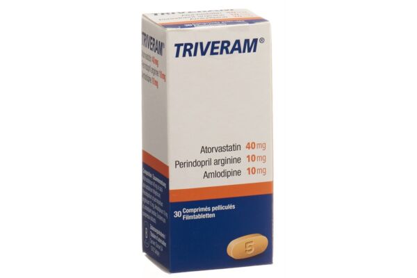 Triveram cpr pell 40 mg/10 mg/10 mg bte 30 pce