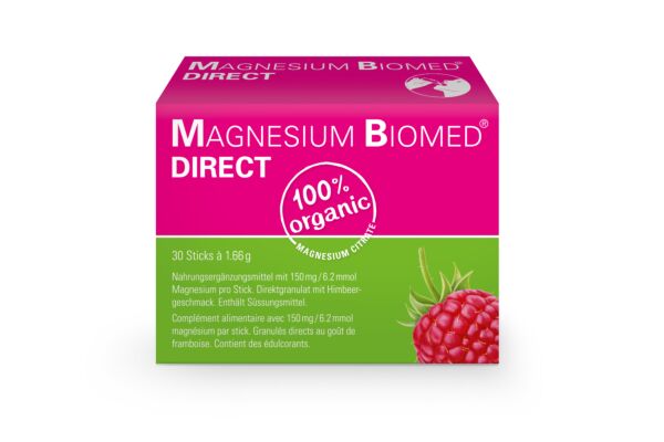 Magnesium Biomed direct Gran Stick 30 Stk