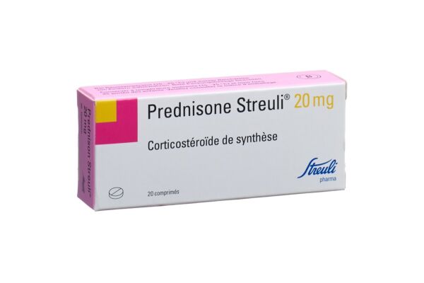 Prednison Streuli Tabl 20 mg 20 Stk