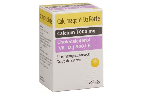 Calcimagon D3 Forte Kautabl Zitrone Ds 60 Stk