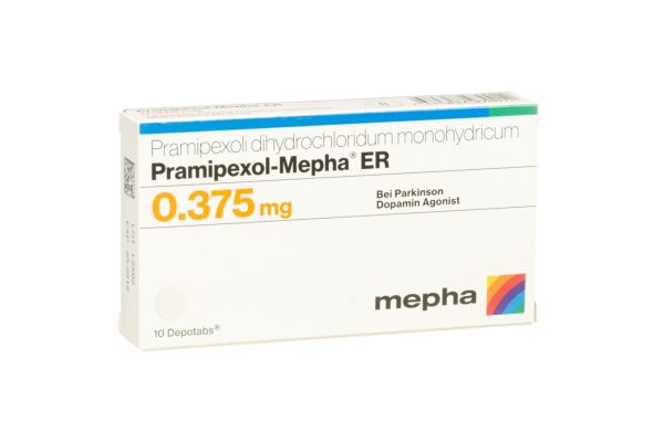 Pramipexol-Mepha ER depotabs 0.375 mg 10 pce
