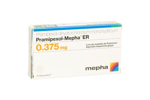 Pramipexol-Mepha ER Depotabs 0.375 mg 10 Stk