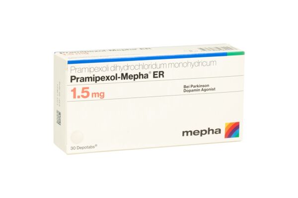 Pramipexol-Mepha ER Depotabs 1.5 mg 30 Stk