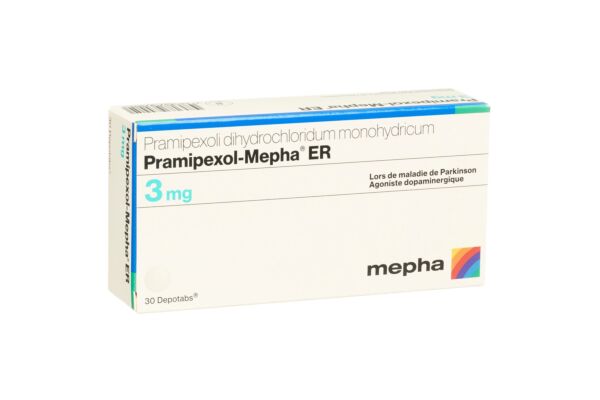 Pramipexol-Mepha ER depotabs 3 mg 30 pce
