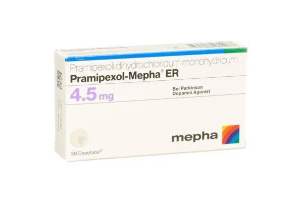 Pramipexol-Mepha ER Depotabs 4.5 mg 30 Stk