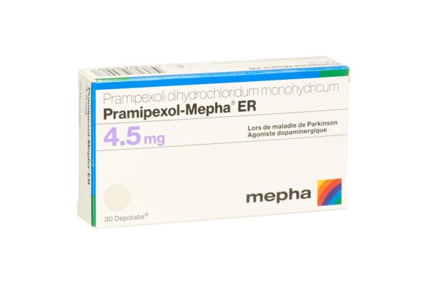 Pramipexol-Mepha ER depotabs 4.5 mg 30 pce