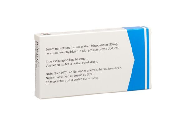 Adenuric cpr pell 80 mg 14 pce