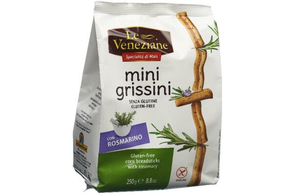 LE VENEZIANE Mini grissini avec romarin sans gluten 250 g