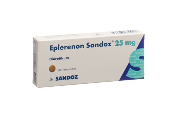 Eplerenon Sandoz Filmtabl 25 mg 30 Stk