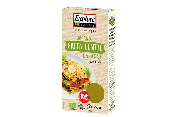 Explore Cuisine Lasagne aus Grünen Linsen Bio 250 g