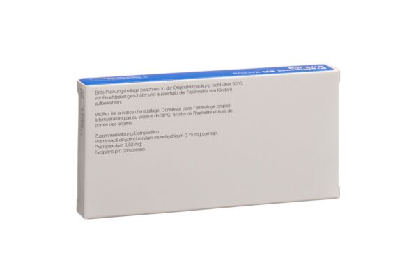 Pramipexol ER Zentiva Ret Tabl 0.75 mg 10 Stk