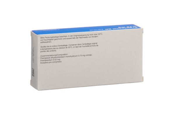 Pramipexol ER Zentiva Ret Tabl 0.75 mg 30 Stk