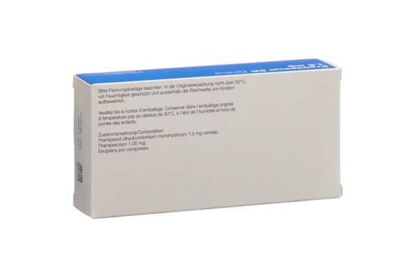 Pramipexol ER Zentiva Ret Tabl 1.5 mg 30 Stk