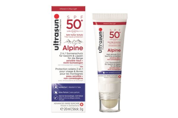 Ultrasun Alpine SPF 50+ 20 ml + 3 g