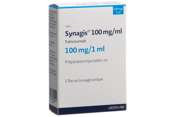 Synagis sol inj 100 mg/1ml flac