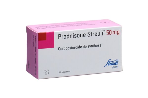 Prednison Streuli Tabl 50 mg 100 Stk