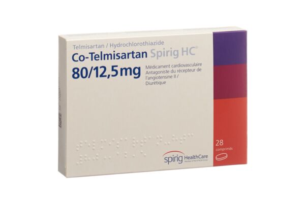Co-Telmisartan Spirig HC cpr 80/12.5 mg 28 pce