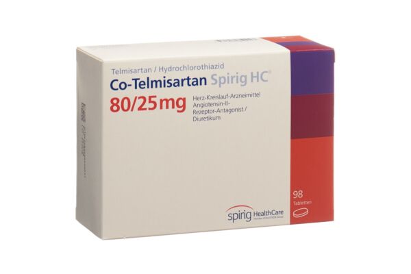Co-Telmisartan Spirig HC cpr 80/25 mg 98 pce