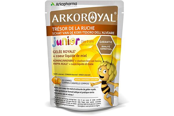 Arkoroyal Junior Bonbons Honigherz Fruchtgummis 20 Stk