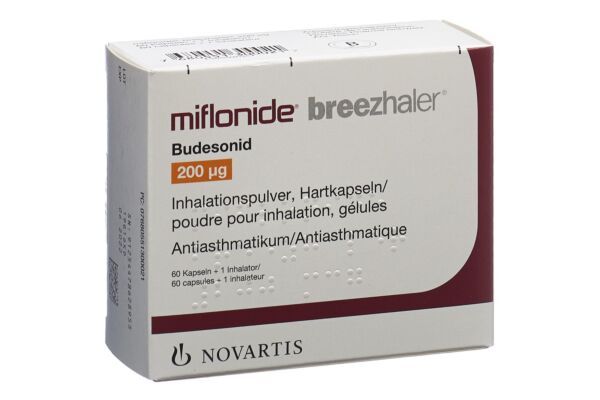 Miflonide Breezhaler caps inh 200 mcg 60 pce