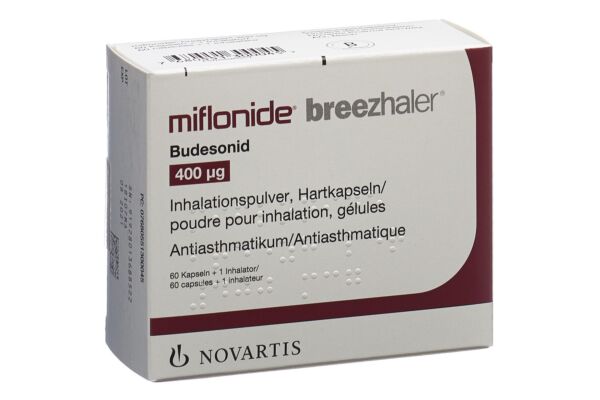 Miflonide Breezhaler caps inh 400 mcg 60 pce