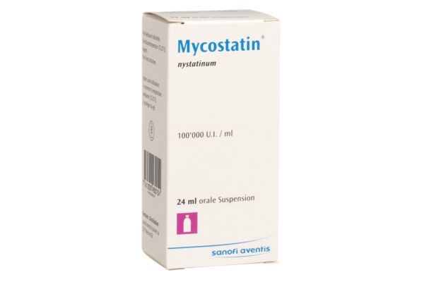 Mycostatin susp 100000 U/ml fl 24 ml