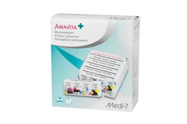 AMAVITA Medi-7 Pilulier semainier