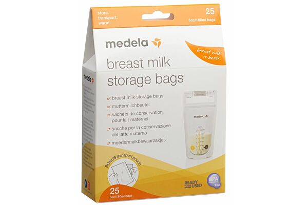 Medela sachets pour lait maternel 25 pce